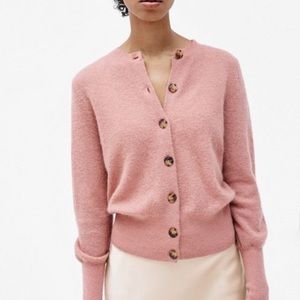 Filippa K Mohair Cardigan - Rose